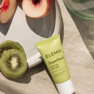 👁ELEMIS superfood matcha eye dew..used 2-3X + FREE travel NEW/Sealed cleanser.